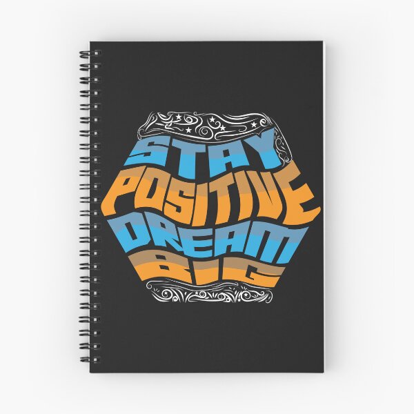 Item preview, Stay Positive & Dream Big- Typography T-Shirt Design T-Shirt designed and sold by ImranssFashion.