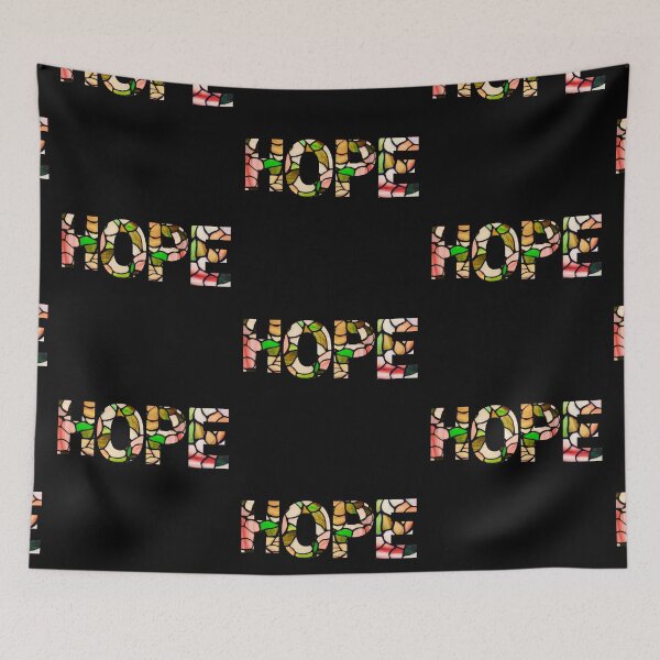 Item preview, HOPE Stained Glass flowers art designed and sold by Neeshki.