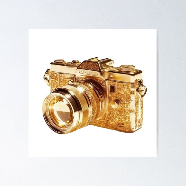 Item preview, Luxurious Golden Camera designed and sold by Anastasiia Yurevych.