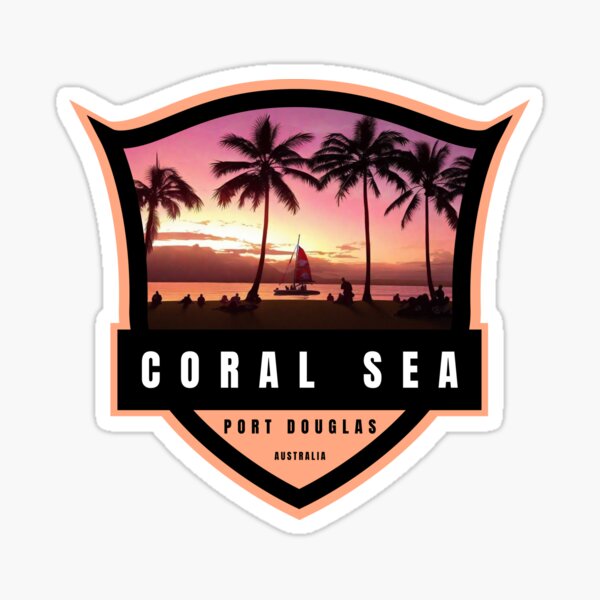 Item preview, Coral Sea - Port Douglas designed and sold by Linbo Shop.