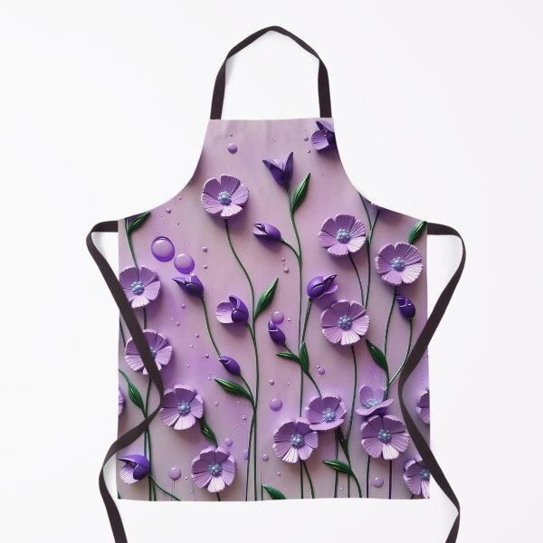Item preview, Realistic delicate 3D wild flowers - expressive botanical pattern. designed and sold by My-fake-places.