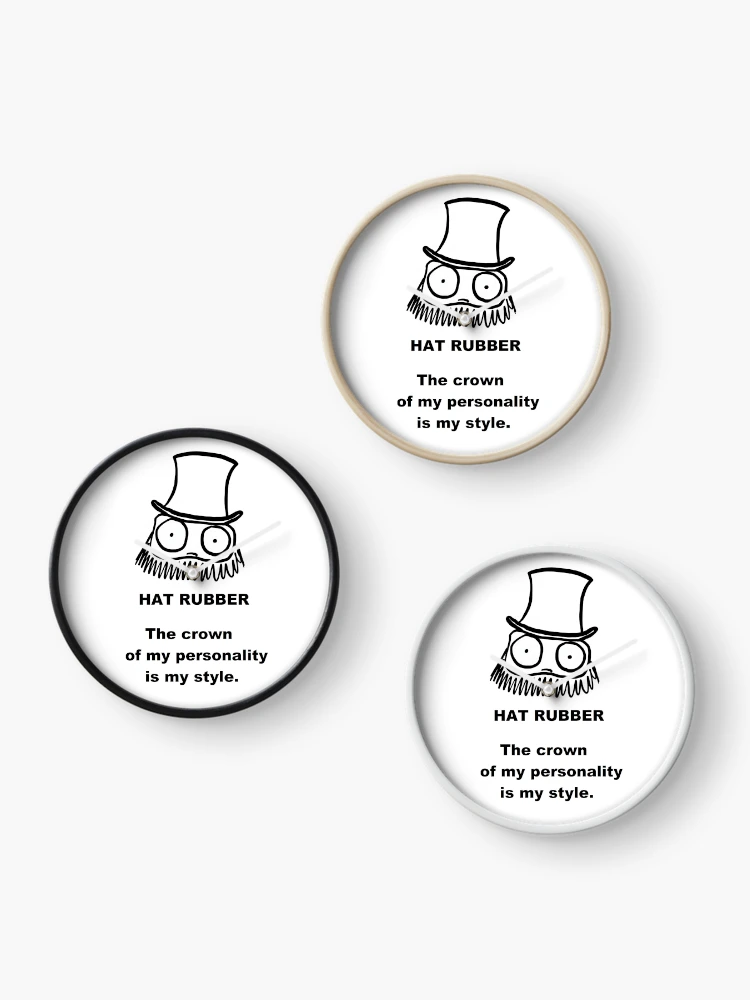 Thumbnail 3 of 4, Clock, HAT RUBBER designed and sold by RubberWorld.