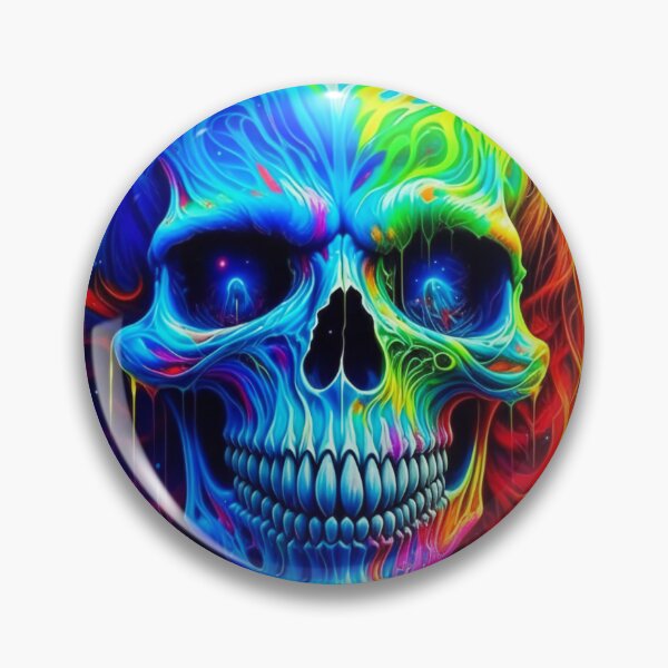 Item preview, Colorful Skull designed and sold by BigusPanda.