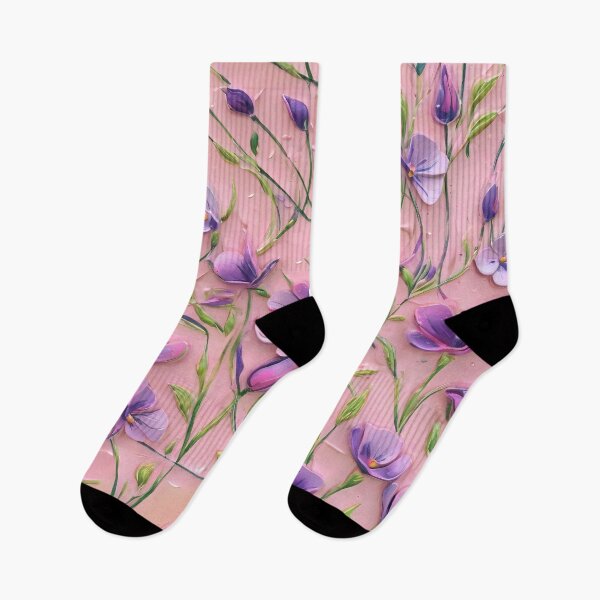Item preview, Realistic delicate 3D wild flowers - expressive botanical pattern. designed and sold by My-fake-places.