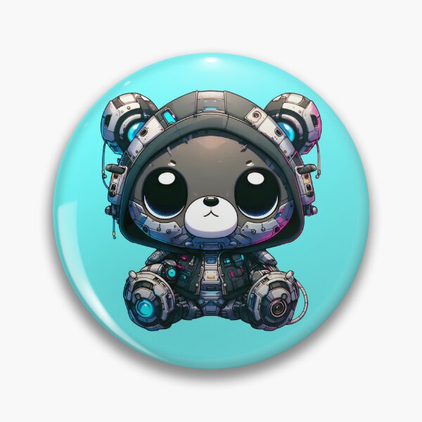 Item preview, Cute Cyberpunk Robot Bear! designed and sold by kukamatsu.