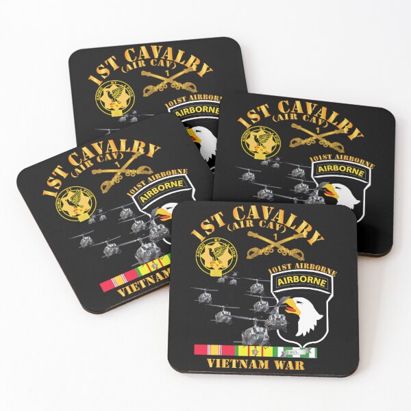 Item preview, Army - 1st Cavalry (Air Cav) - 101st Airborne w SVC designed and sold by Military Insignia Products.
