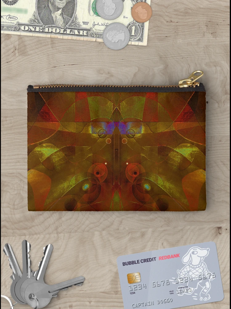 Thumbnail 3 of 4, Zipper Pouch, Love Is Golden designed and sold by Elizabeth Austin-Craig.