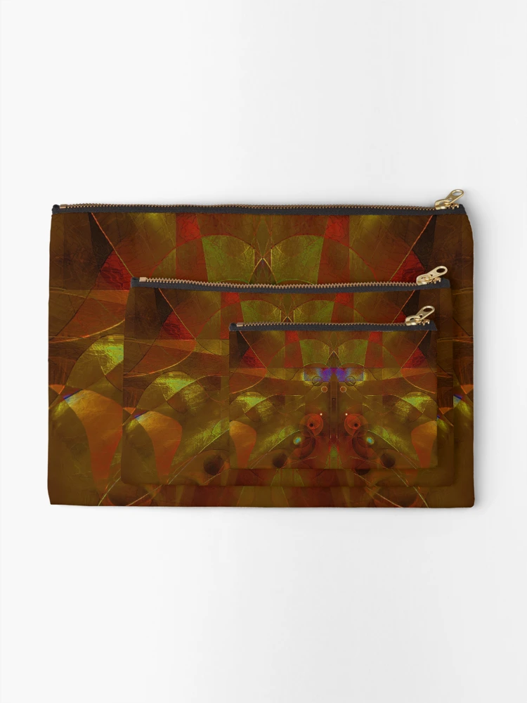 Thumbnail 2 of 4, Zipper Pouch, Love Is Golden designed and sold by Elizabeth Austin-Craig.
