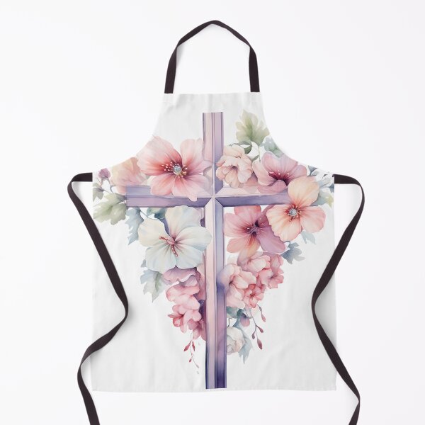 Item preview, watercolor christian cross art print designed and sold by dcrc.