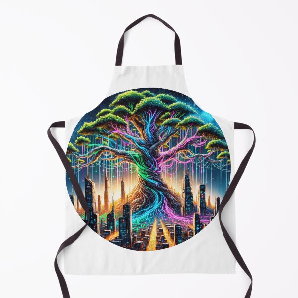 Item preview, Techno Arbor Essence: Cybercity Nature-Fusion designed and sold by MrAI-Store.