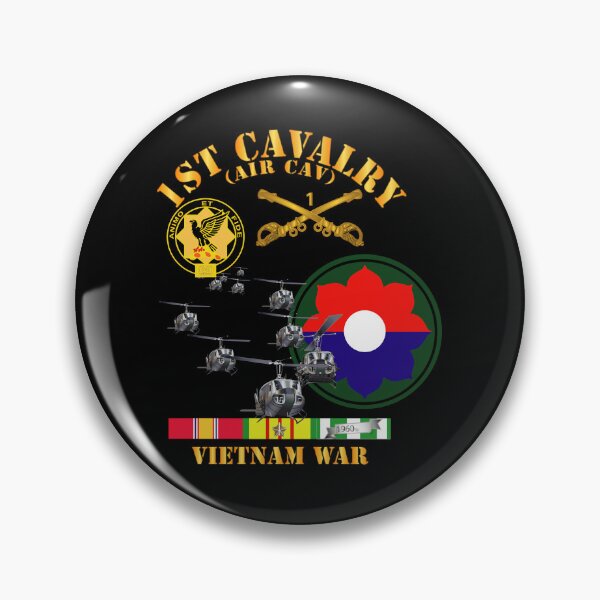 Artikelvorschau, Armee – 1. Kavallerie (Luftkavallerie) – 9. Infanteriedivision mit SVC entworfen und verkauft von Military Insignia Products.