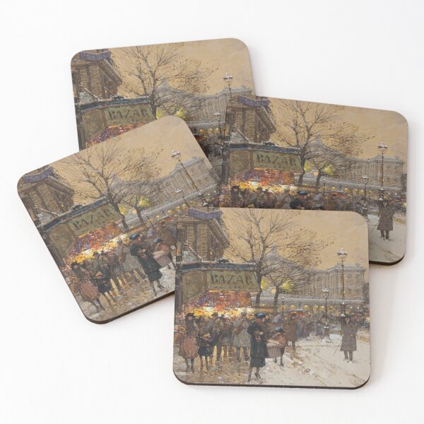 Item preview, Entertainment near Gare de L’Est (20th century) - Eugène Galien Laloue designed and sold by SALON DES ARTS.