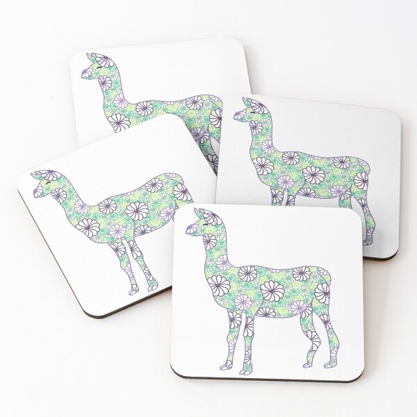 Item preview, Floral Llama designed and sold by Leah Haas.