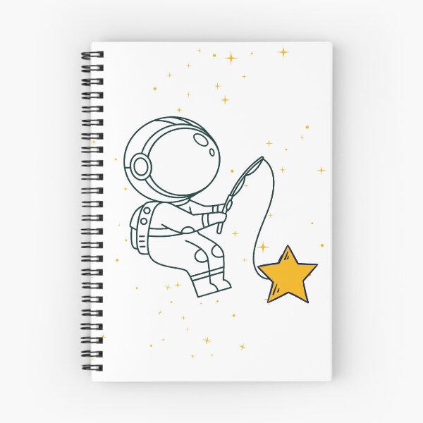 Item preview, Astronaut fishing for stars designed and sold by Claudia  MOON.