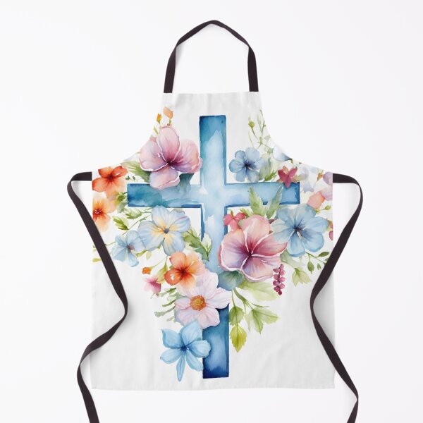Item preview, watercolor christian cross art print designed and sold by dcrc.