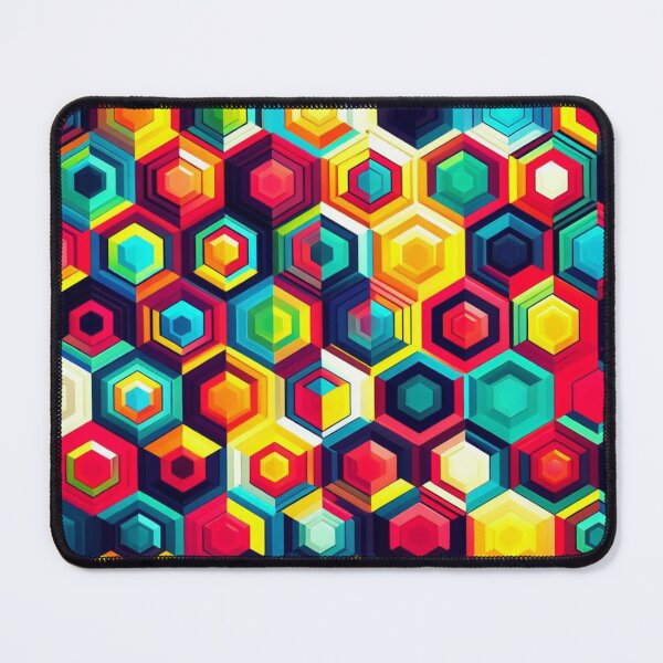 Item preview, Colourful Pattern mouse pad. designed and sold by MICKSPIKS.