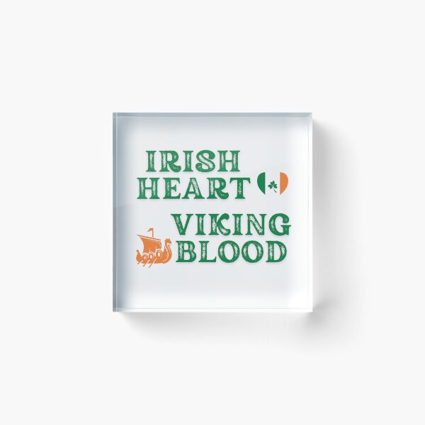 Item preview, Irish Heart Viking Blood. Gift Ideas. designed and sold by LindaLG.