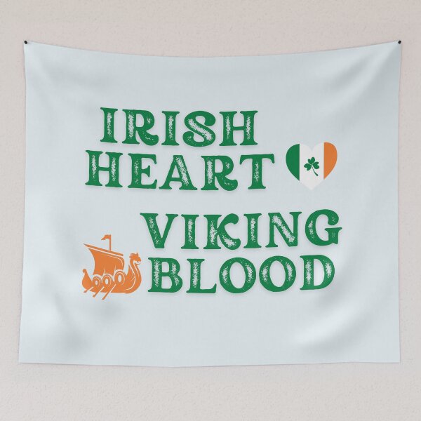 Item preview, Irish Heart Viking Blood. Gift Ideas. designed and sold by LindaLG.