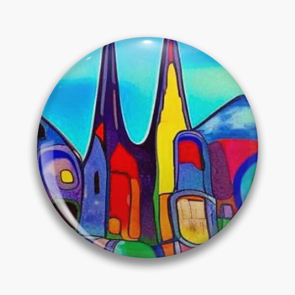 Item preview, Double Spired Cathedral designed and sold by George Hutton Hunter.