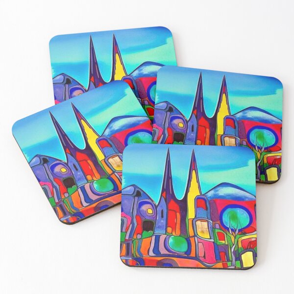 Item preview, Double Spired Cathedral designed and sold by George Hutton Hunter.