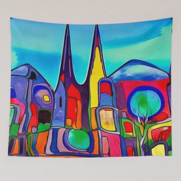 Item preview, Double Spired Cathedral designed and sold by George Hutton Hunter.