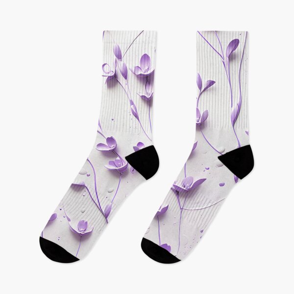 Item preview, Realistic delicate 3D wild flowers - expressive botanical pattern. designed and sold by My-fake-places.