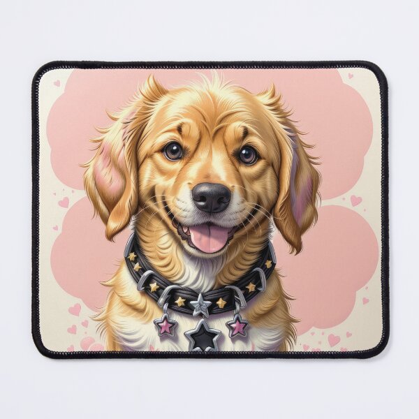 Item preview, Rocker Golden retriever artwork designed and sold by Tio-Tecun.