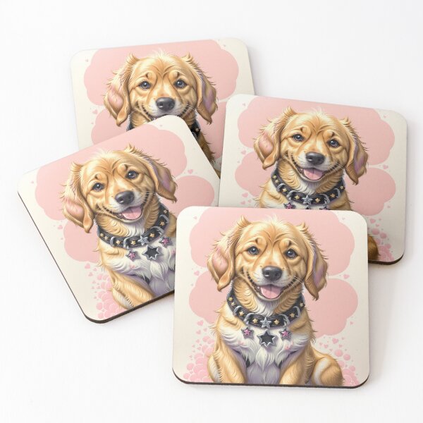 Item preview, Rocker Golden retriever artwork designed and sold by Tio-Tecun.