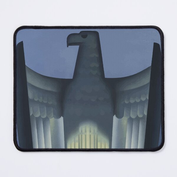 Item preview, Vintage Travel Poster Germany featuring Eagle designed and sold by Kirkhamdesigns.