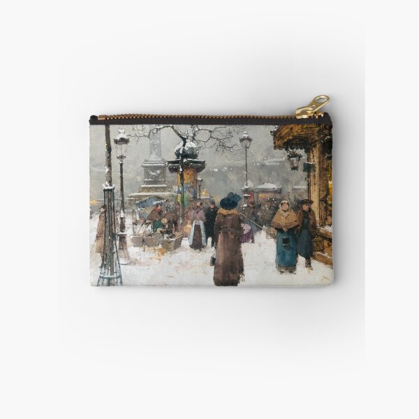 Item preview, Animation Place de la Bastille, Paris (20th century) - Eugène Galien Laloue designed and sold by SALON DES ARTS.