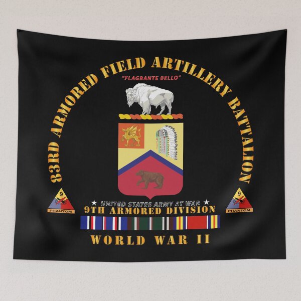 Item preview, Army - 83rd Armored FA Bn - COA - WWII - EU SCV designed and sold by Military Insignia Products.