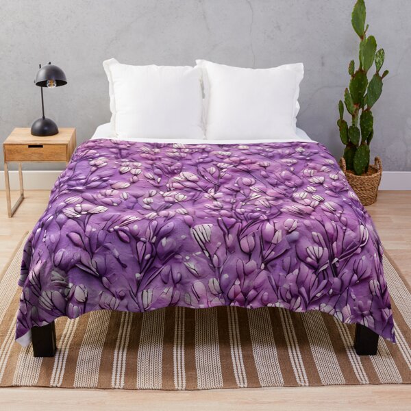 Item preview, Realistic delicate 3D wild flowers - expressive botanical pattern. designed and sold by My-fake-places.