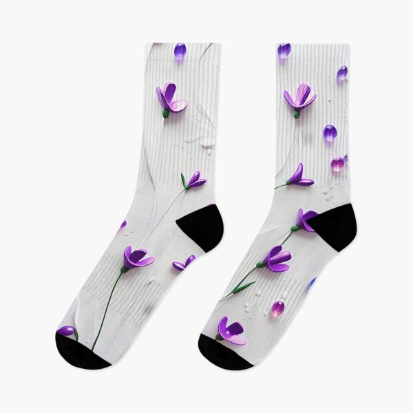 Item preview, Realistic delicate 3D wild flowers - expressive botanical pattern. designed and sold by My-fake-places.