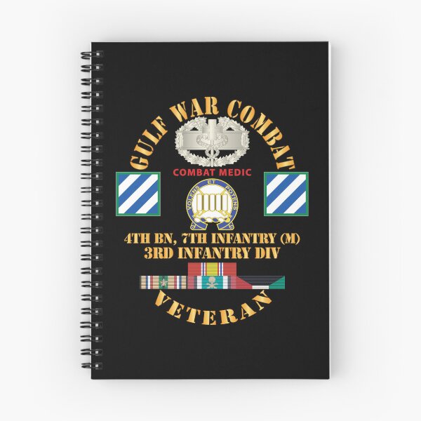 Item preview, Army - Gulf War Combat Infantry Vet w Combat Medic, 4th Bn 7th Inf - 3rd ID SSI X 300 designed and sold by Military Insignia Products.