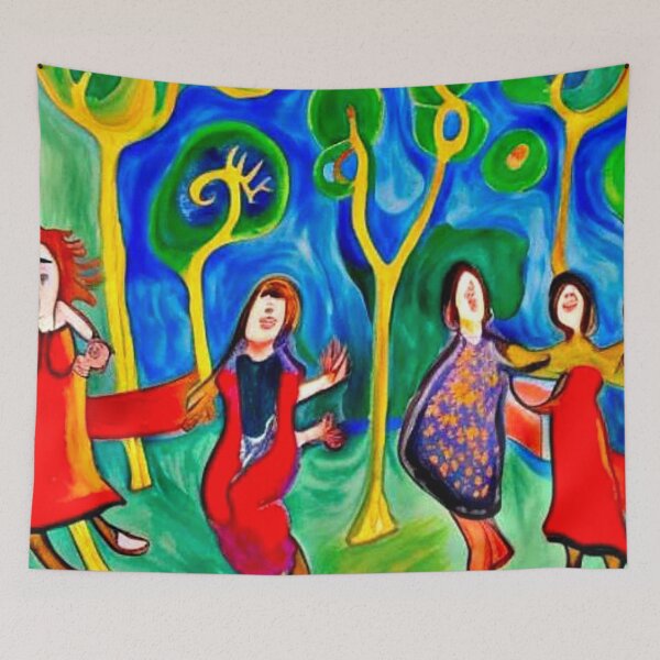 Item preview, The Dancing Women designed and sold by George Hutton Hunter.