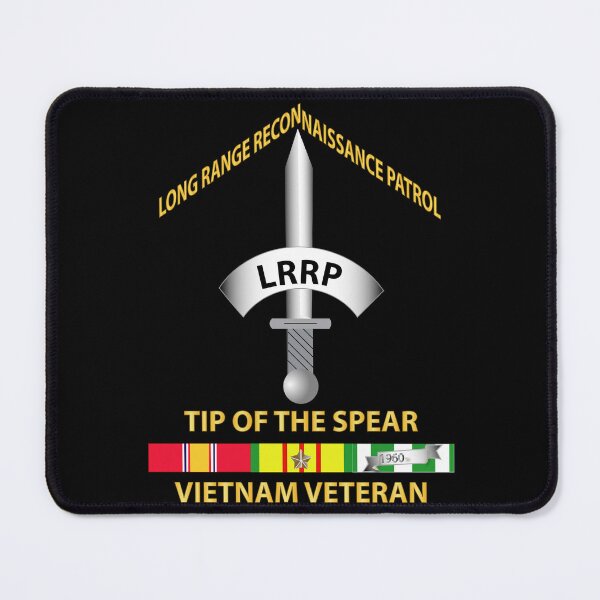 Item preview, Army - Badge - Long Range Reconnaissance Patrol - Tip of the Spear - Vietnam Veteran with Service Ribbons designed and sold by Military Insignia Products.