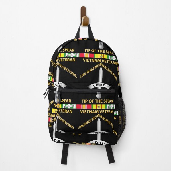 Item preview, Army - Badge - Long Range Reconnaissance Patrol - Tip of the Spear - Vietnam Veteran with Service Ribbons designed and sold by Military Insignia Products.