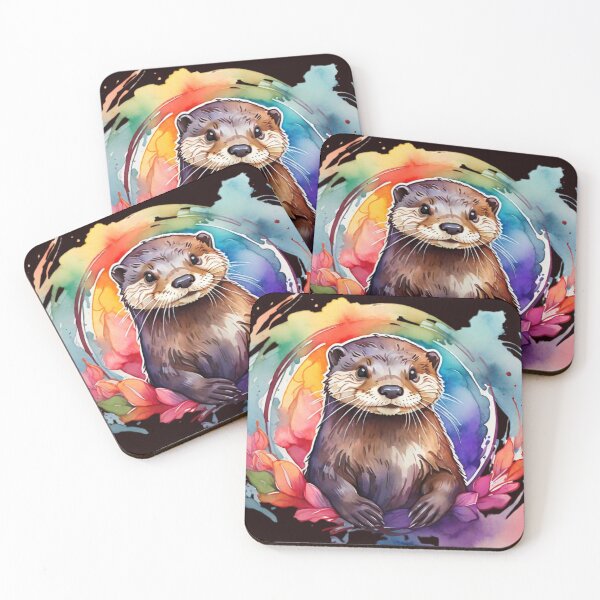 Item preview, "Powerful Colorful Otter designed and sold by vuslatmedia.