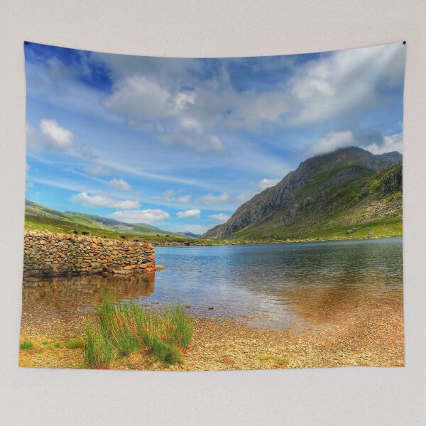 Item preview, Idwal Lake Cwm Idwal Snowdonia Wales designed and sold by AJEvans.