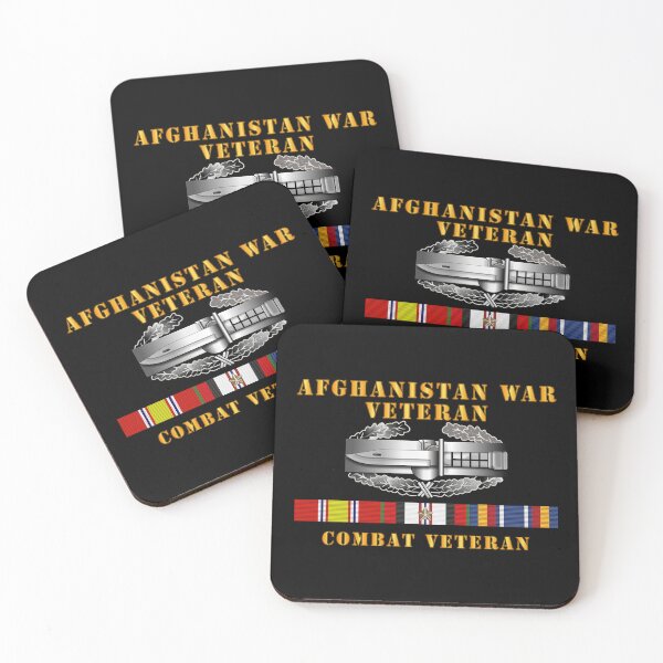 Item preview, Army - Afghanistan War Veteran - Combat Action Badge w CAB AFGHAN SVC designed and sold by Military Insignia Products.