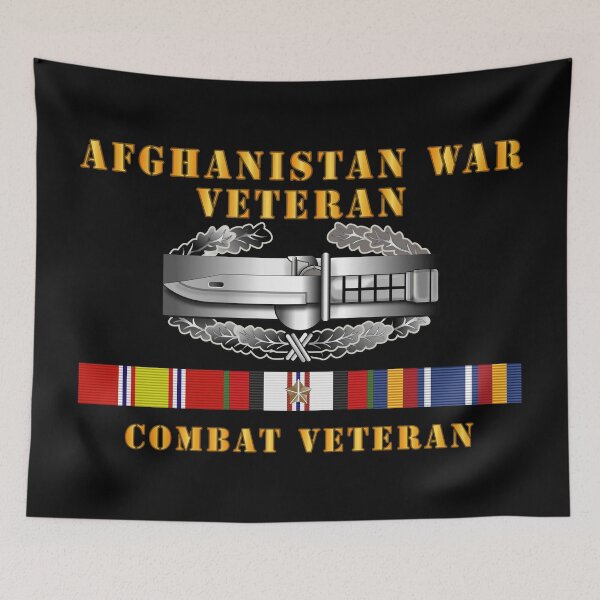Item preview, Army - Afghanistan War Veteran - Combat Action Badge w CAB AFGHAN SVC designed and sold by Military Insignia Products.