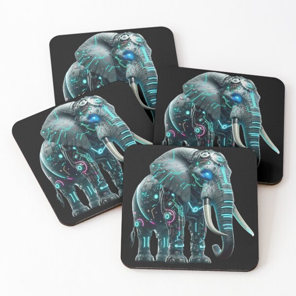 Item preview, Cybernetic Elephant designed and sold by MrAI-Store.