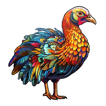 Artwork thumbnail, Colorful Turkey by Rivanes