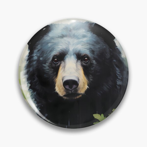 Item preview, Portrait of A Curious Black Bear designed and sold by CGSGraphics.