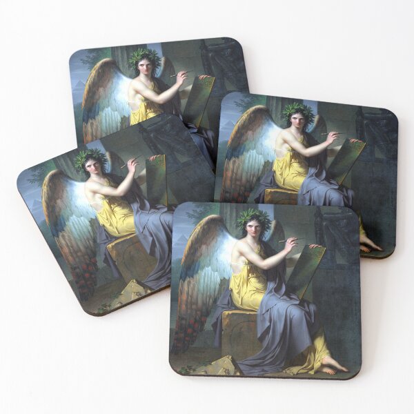 Item preview, Clio (Kleio), Greek Muse of History 1800 Charles Meynier designed and sold by RocketshipRetro.