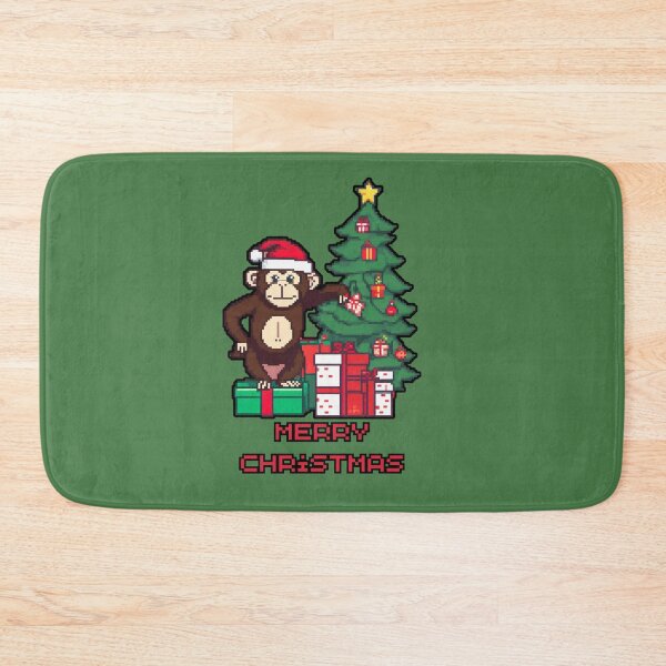 Item preview, MONKEY MERRY CHRISTMAS PIXELART designed and sold by HATIM Belamin.