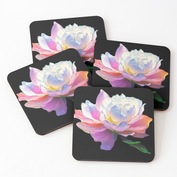 Item preview, Hand Painted Good Fortune Peony designed and sold by Maryanne Chisholm Art & Apparel.