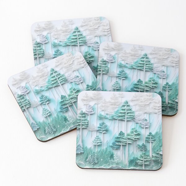 Item preview, Realistic delicate 3D wild forest - expressive botanical pattern. designed and sold by My-fake-places.