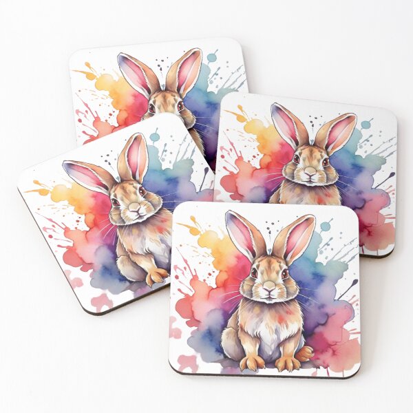 Item preview, Powerful Colorful Rabbit designed and sold by vuslatmedia.