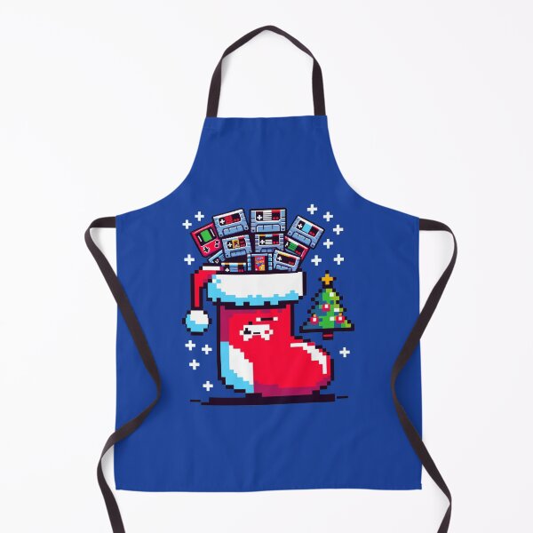 Item preview, Festive 8-bit Pixel Art Christmas Stocking - Retro Games designed and sold by PixelPunkster.